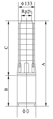 HQJ不锈钢多级深井潜水电泵(不锈钢深井泵)